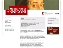 Tablet Screenshot of museoannigoni.it